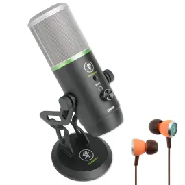 Микрофон Mackie EM-Carbon USB конденсаторный с наушниками-вкладышами