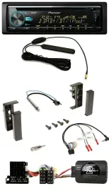 Pioneer CD MP3 Lenkrad DAB USB Autoradio für Audi A2 A3 A4 A6 1999-2000