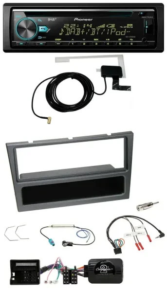 Pioneer MP3 Lenkrad CD USB DAB Autoradio für Opel Corsa C Meriva Vectra C Tigra