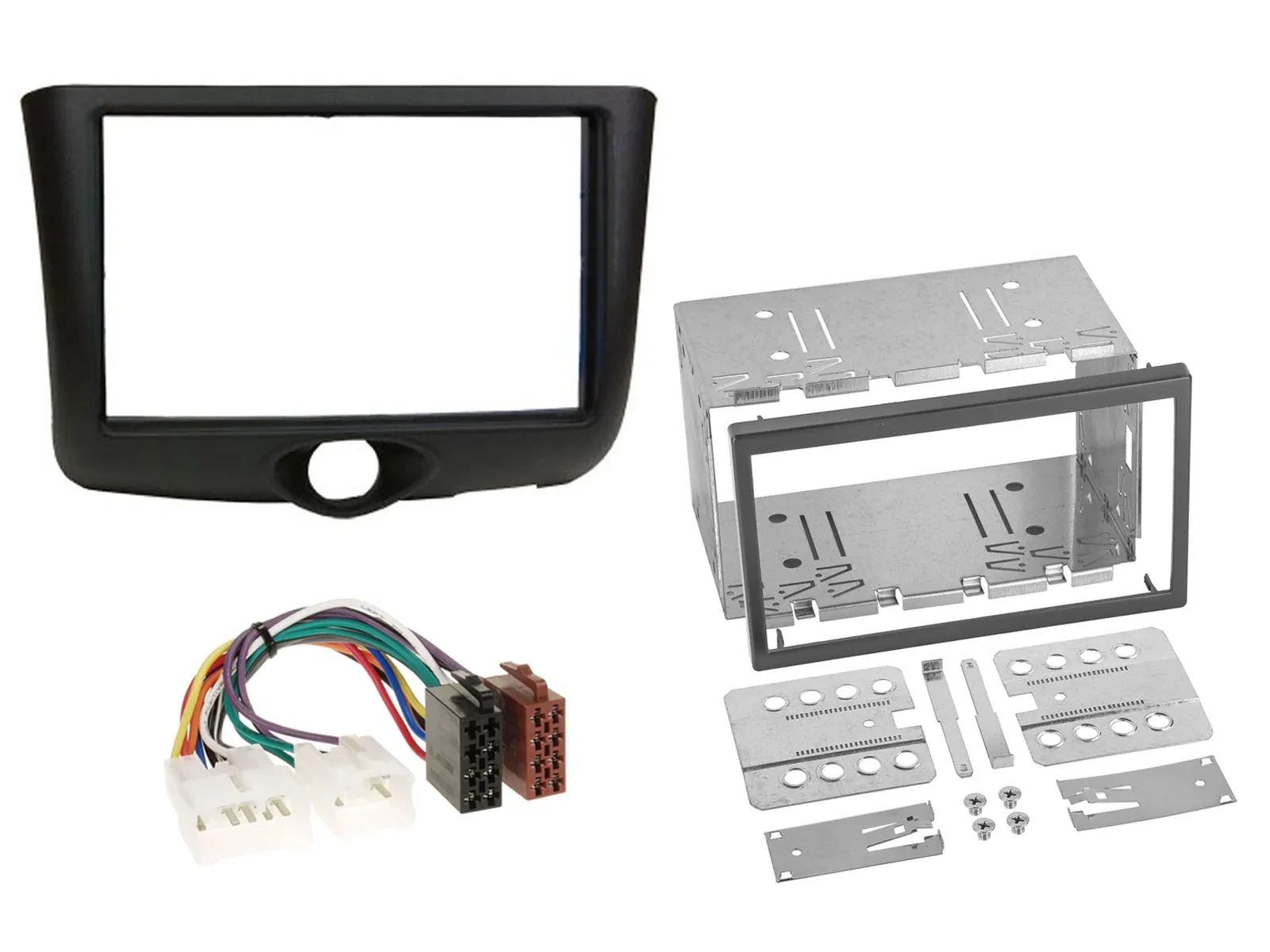 Einbauset Doppel DIN Autoradio für Toyota Yaris (1999-2003)