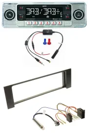 Dietz DAB USB MP3 Bluetooth Autoradio für Audi A4 (B6, 00-04) - ISO