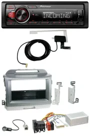 Автомагнитола для Kia Sportage 2010–2015 Pioneer DAB, Bluetooth, USB, навигация, серебристая