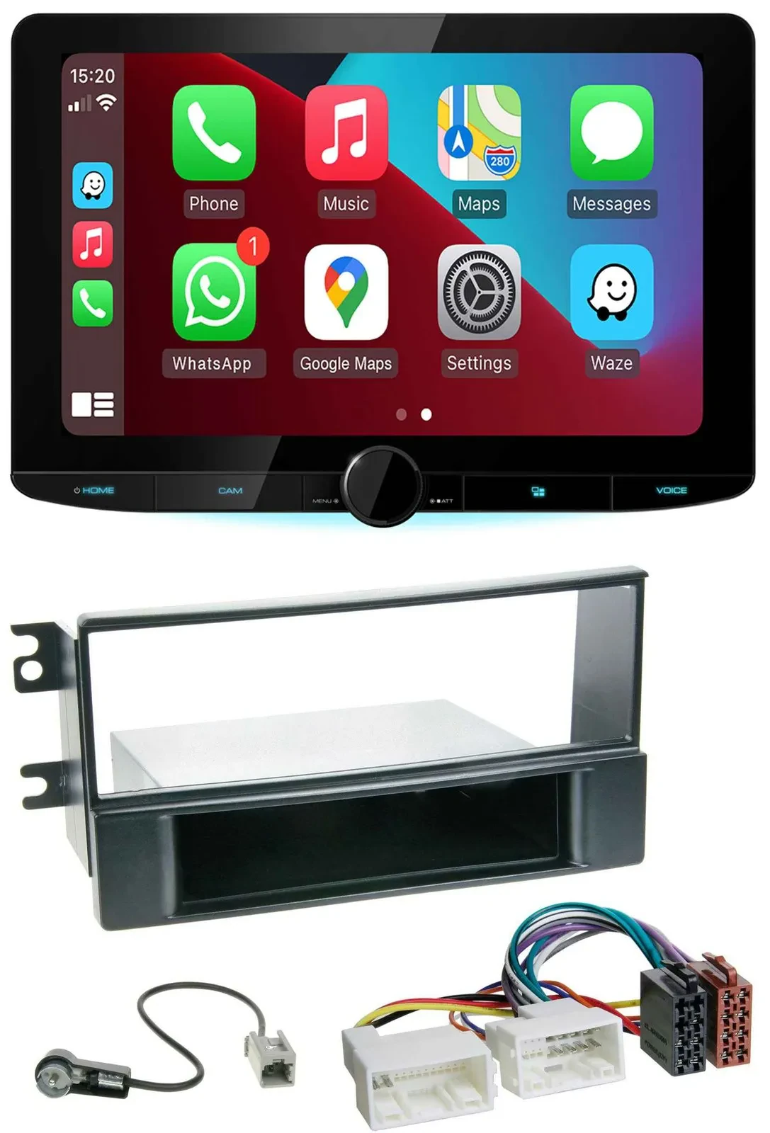 Kenwood MP3 USB DAB Bluetooth Autoradio für Kia Sportage II 08-10 neue Verkabelu