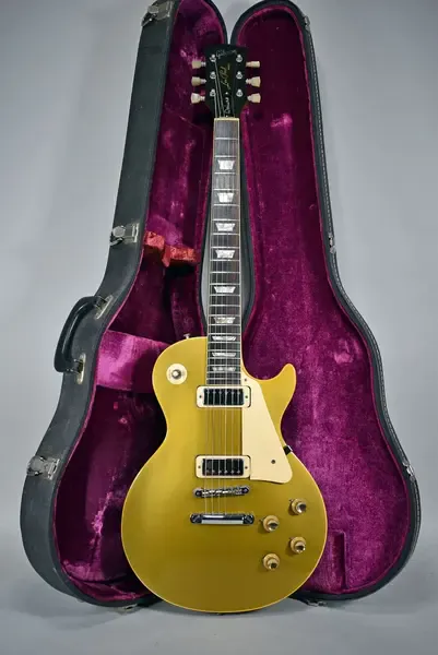 Электрогитара Gibson Les Paul Deluxe Goldtop w/case USA 1973