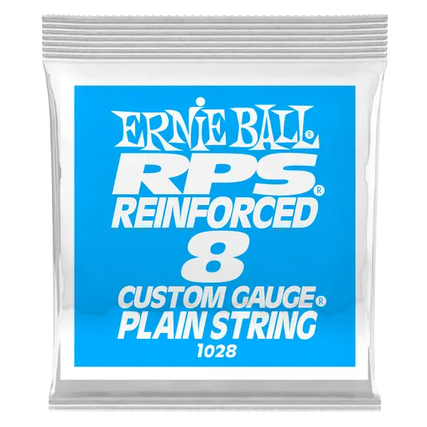 Струна для акустической и электрогитары Ernie Ball P01028, сталь, калибр 8