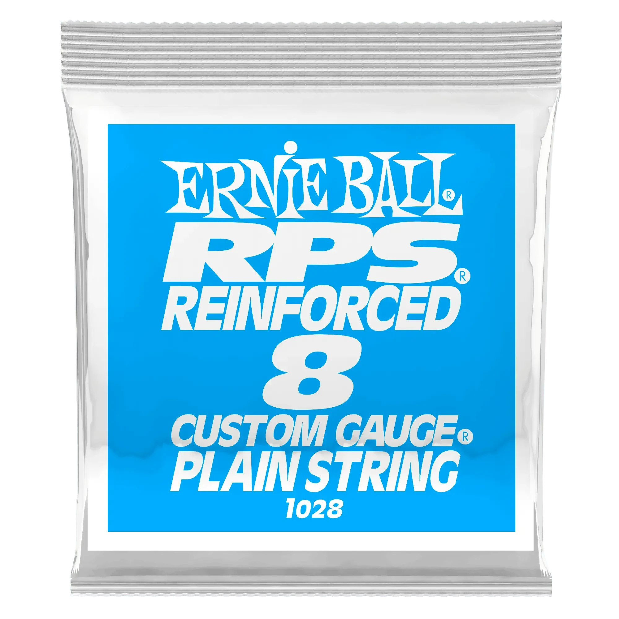 Струна для акустической и электрогитары Ernie Ball P01028, сталь, калибр 8