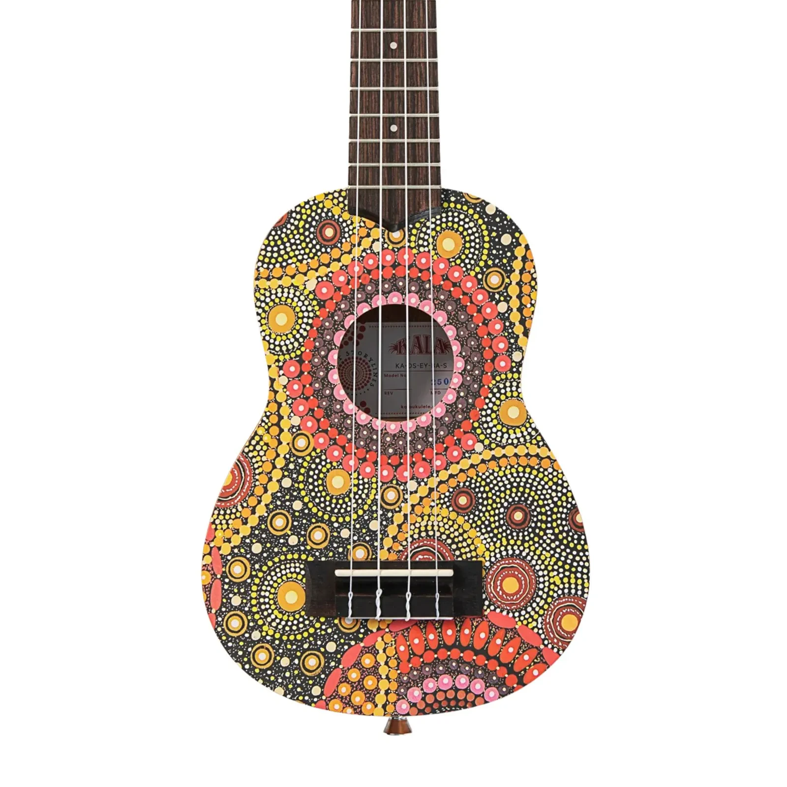 Укулеле сопрано Kala KA-DS-EY Desert Storylines, махагон, Blackwood Apple с чехлом