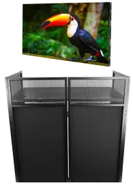 American DJ WMS1 1.9mm Pixel Pitch RGB SMD1212 LED Video Panel+DJ Booth Facade