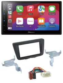 Pioneer DAB USB MP3 Bluetooth 2DIN Autoradio für Suzuki Baleno EW ab 2016