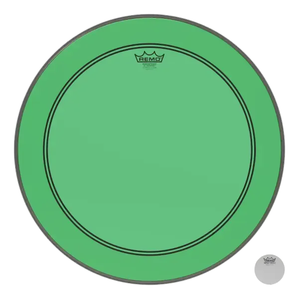 Пластик для барабана Remo 22" Powerstroke P3 Colortone Green