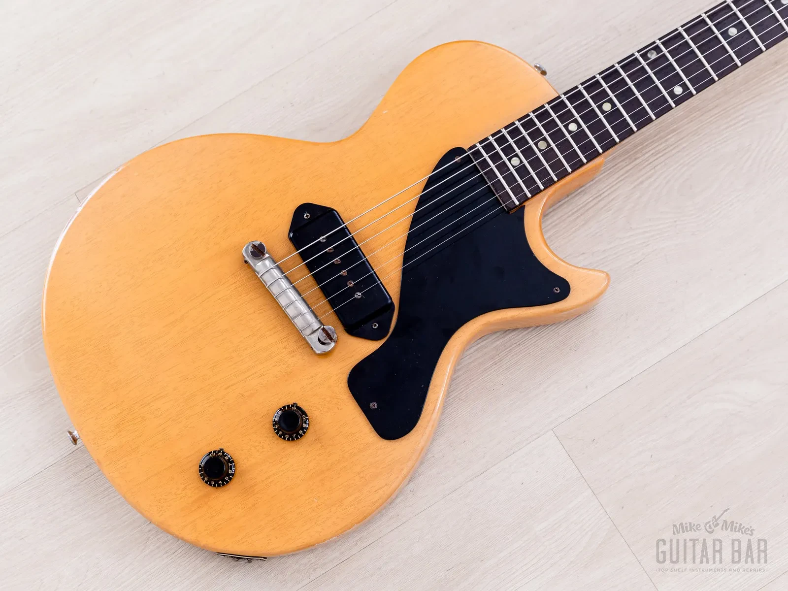 1956 Gibson Les Paul Junior Vintage Guitar TV Yellow w/ Case