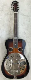 Recording King Phil Leadbetter Signature Squareneck Flame Maple Resonator Guitar
