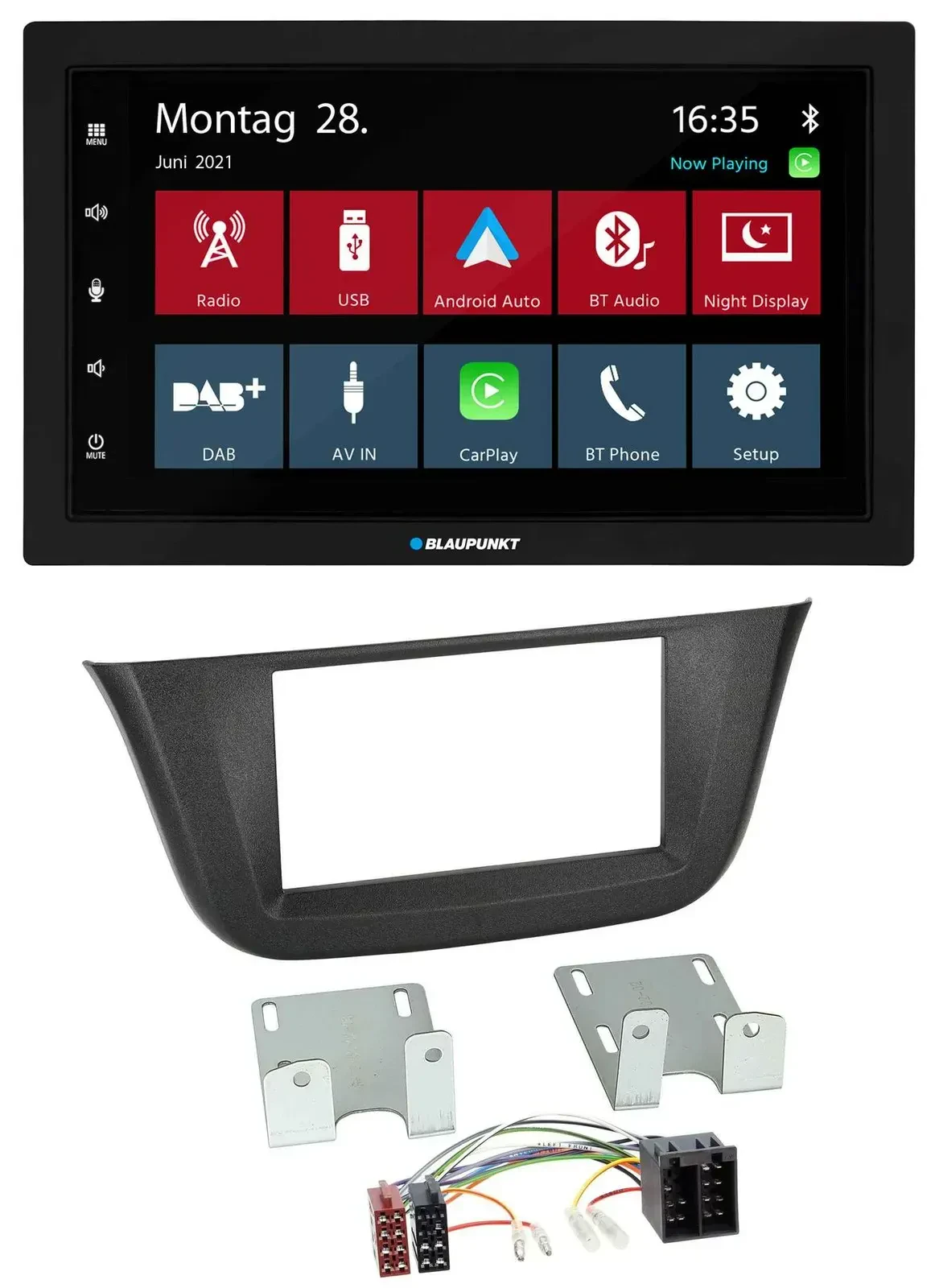 Blaupunkt MP3 Bluetooth DAB 2DIN USB Autoradio für Iveco Daily (ab 2014)