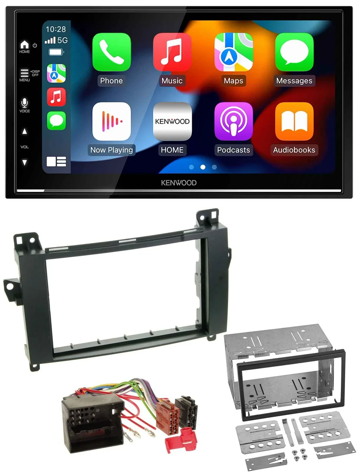 Kenwood DAB USB Bluetooth 2DIN MP3 Autoradio für Mercedes Viano Vito W639 06-14