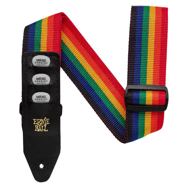 Ремень для гитары Ernie Ball 4188 Rainbow Pickholder