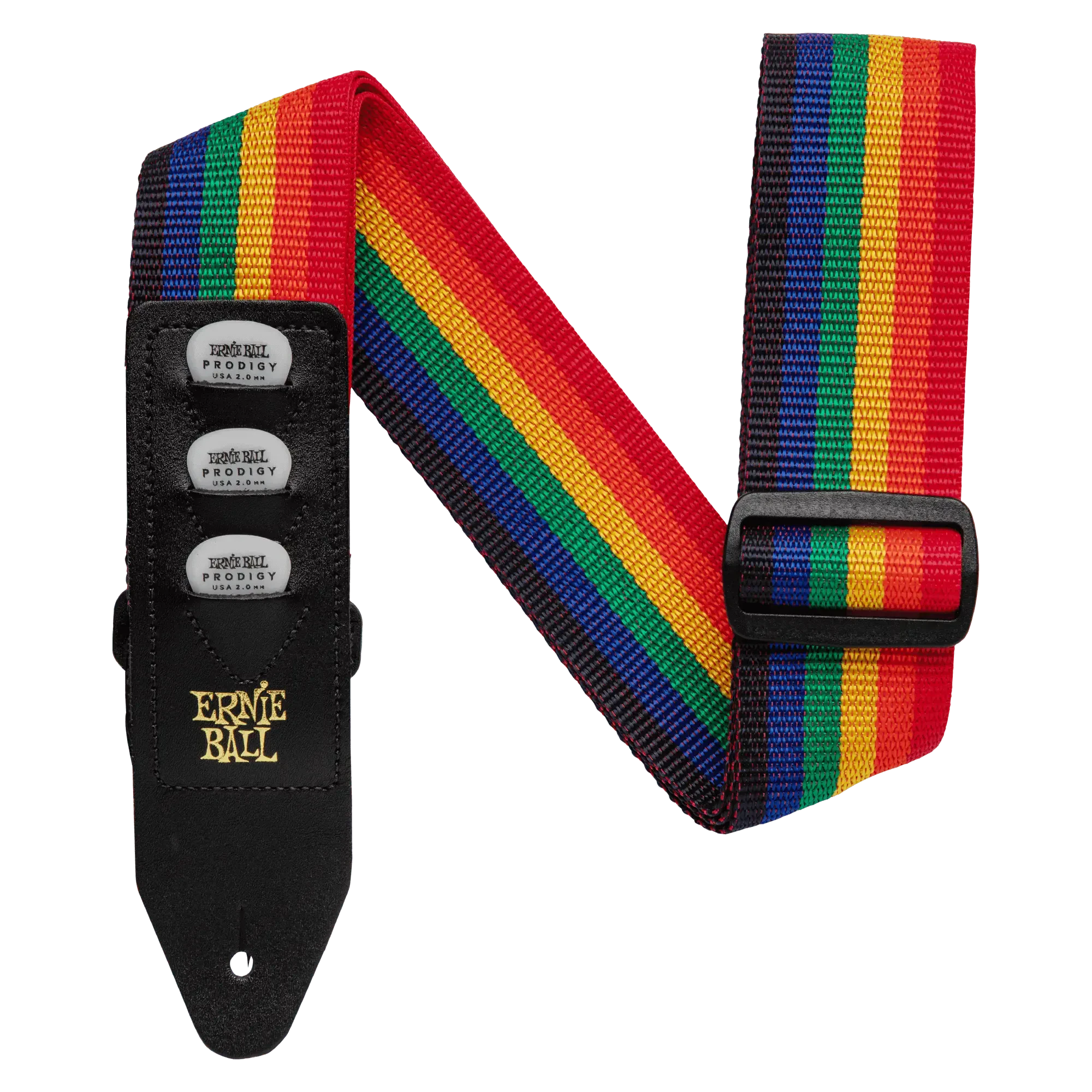 Ремень для гитары Ernie Ball 4188 Rainbow Pickholder