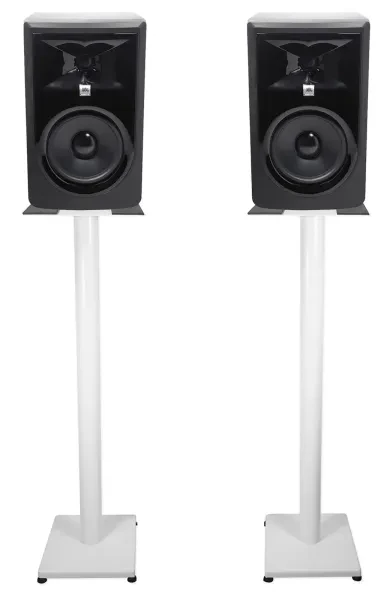 Активный студийный монитор JBL 306PMKII Black со стойкой (пара)