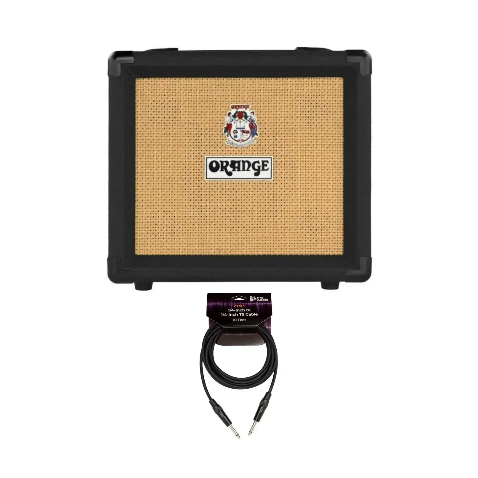 Комбоусилитель для электрогитары Orange Crush 12 Black с кабелем