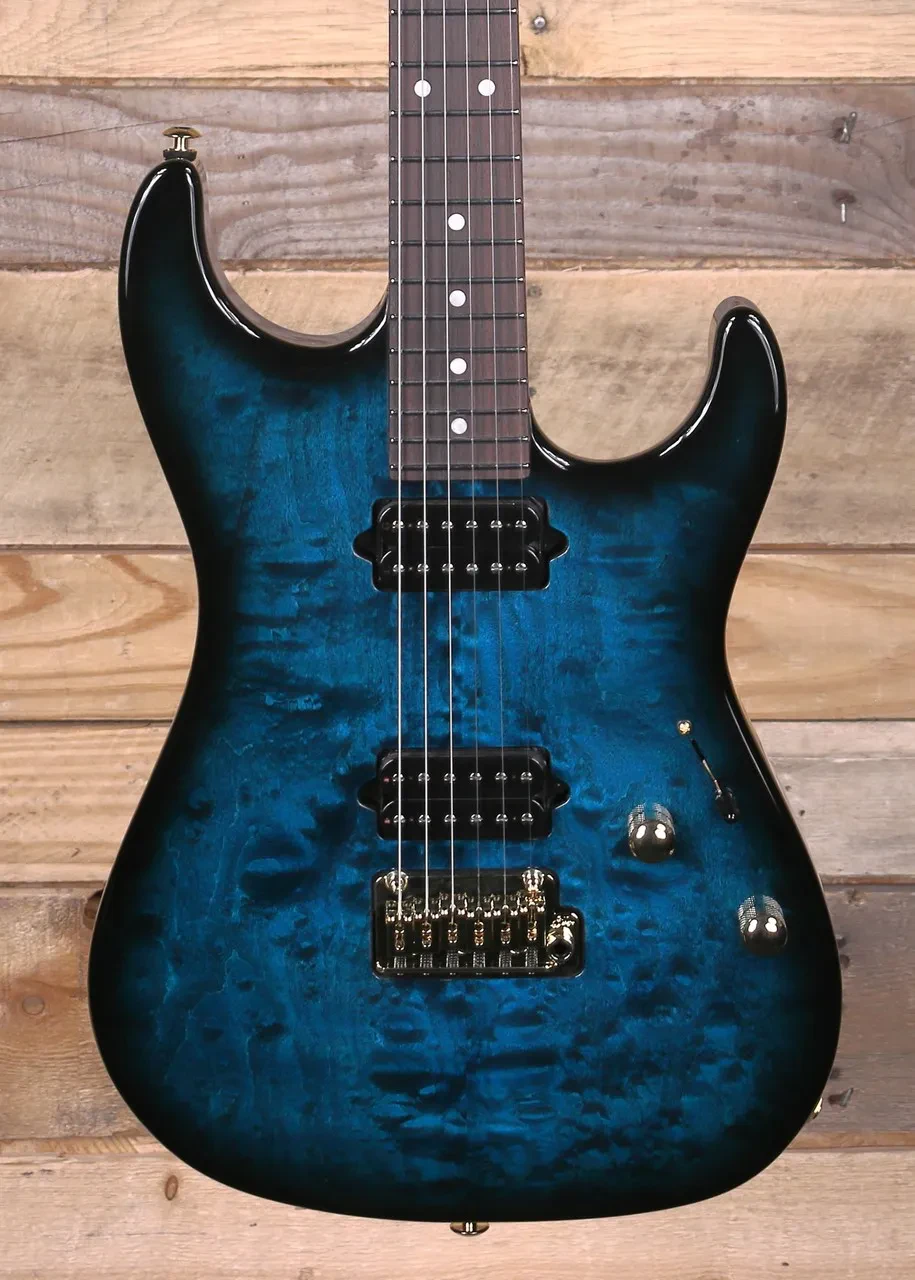 Электрогитара Suhr Limited Edition Standard Trans Teal Thin Burst