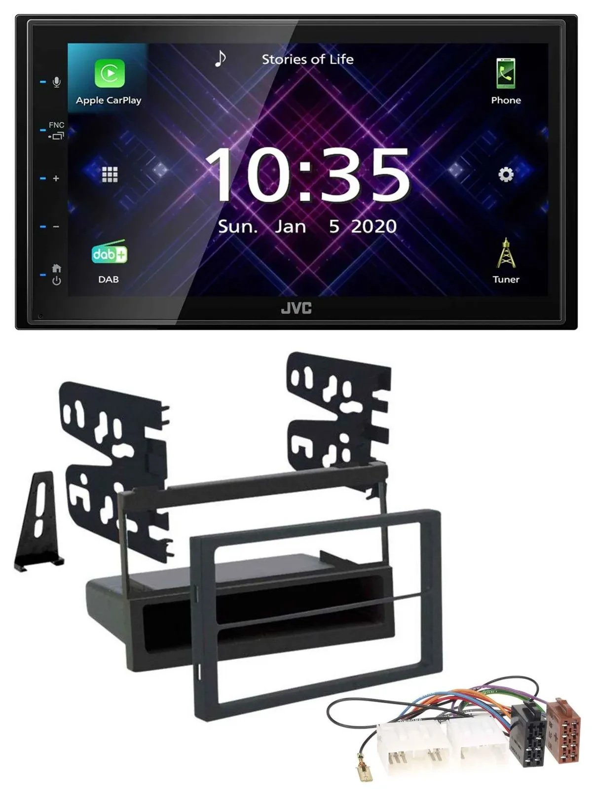 JVC DAB 2DIN MP3 Bluetooth USB Autoradio für Mazda 626 99-02 MPV 96-99 MX5 00-05