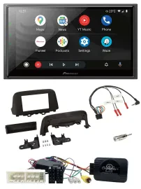 Pioneer USB 2DIN DAB Lenkrad Bluetooth Autoradio für Hyundai Kona ab 2013