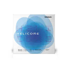 Струны для контрабаса D'Addario H610 3/4H Helicore Orchestral Ball End Heavy 64-74.8