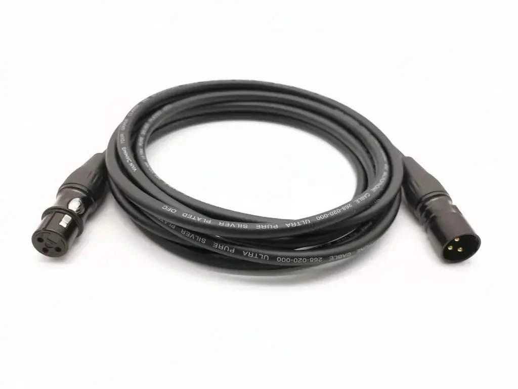 Микрофонный кабель ZZcable G1-XLR-M-F-0300-0 Black 3 м