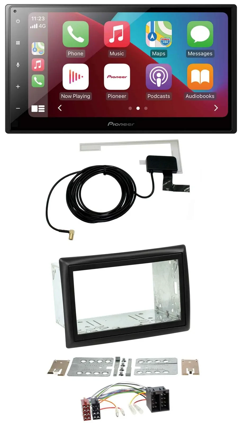 Pioneer USB Bluetooth DAB MP3 2DIN Autoradio für Renault Megane 2002-2008