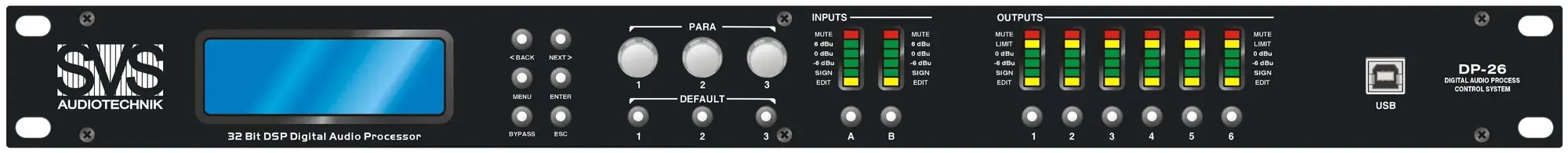 Рэковый процессор эффектов SVS Audiotechnik DP-26