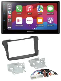 Pioneer DAB USB MP3 Bluetooth 2DIN Autoradio für Hyundai i40 ab 2011 VF schwarz