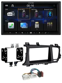 Alpine Bluetooth 2DIN MP3 DAB USB Autoradio für Kia Optima (ab 2012)