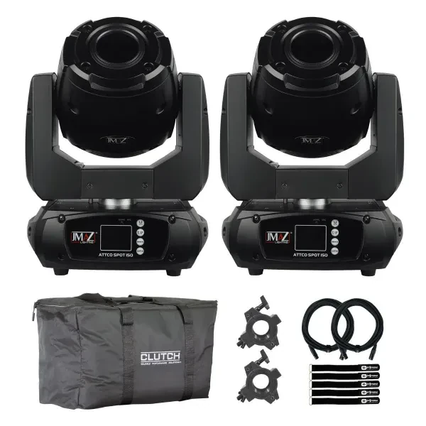 Прибор с полным движением JMAZ LIGHTING JZ3010 Attco Spot 150 LED DMX с аксессуарами (пара)