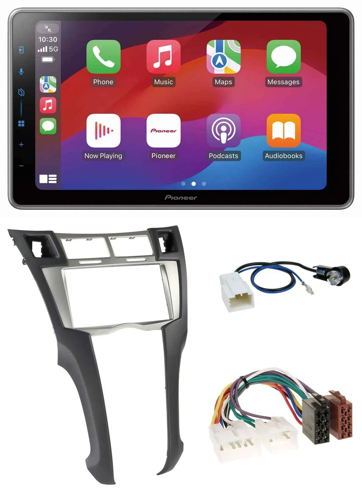 Автомагнитола для Toyota Yaris (2007–2011) Pioneer 2DIN, MP3, USB, DAB, Bluetooth