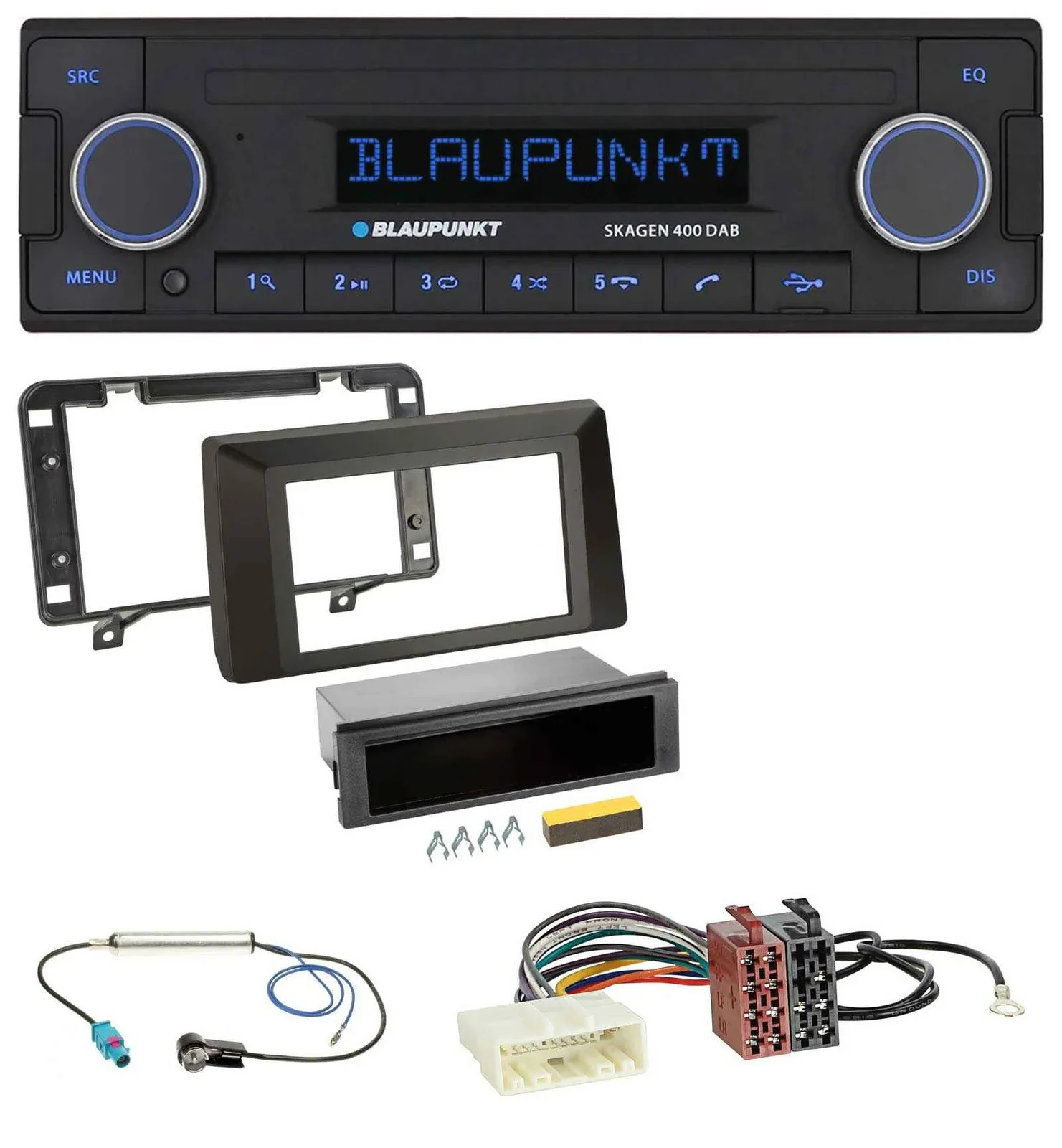 Blaupunkt DAB USB Bluetooth MP3 Autoradio für Dacia Duster (ab 2021)