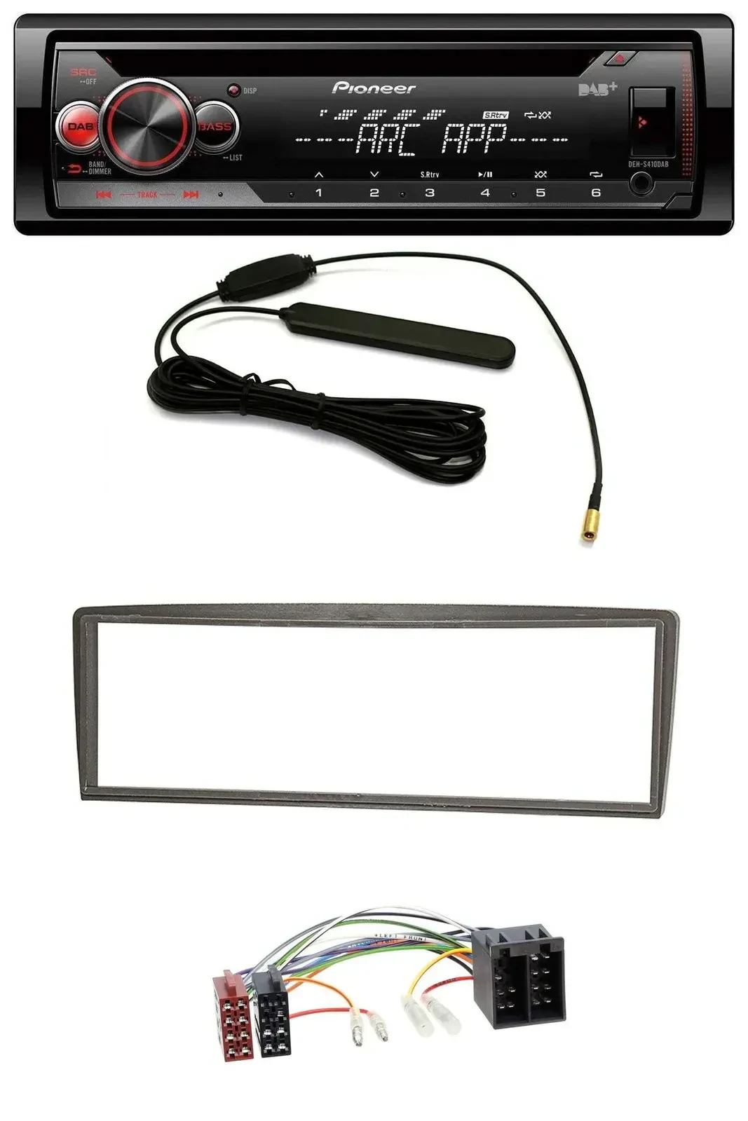 Автомагнитола Pioneer CD/USB/AUX/DAB/MP3 для Alfa Romeo GTV (с 2004)