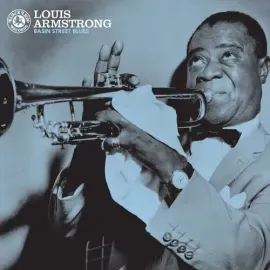 Виниловая пластинка Louis Armstrong – Basin Street Blues (Релиз 2011), прозрачный винил