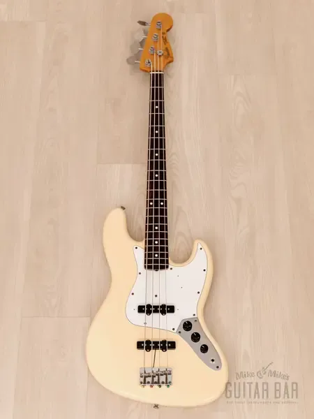 Бас-гитара Fender Jazz Bass 1962 Vintage Reissue JB62-60 JJ Olympic White w/gigbag Japan 1987