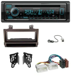 Автомагнитола Kenwood MP3 Bluetooth DAB USB CD для Hyundai Sonata (с 2009) темно-коричневый