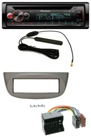 Pioneer USB DAB MP3 Bluetooth CD Autoradio für Renault Twingo 07-14 beige-grau