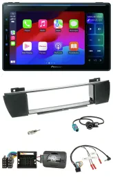 Pioneer Bluetooth DAB Lenkrad USB Autoradio für BMW X3 E83 2004-2010 mittig