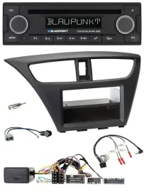 Blaupunkt Lenkrad Bluetooth DAB CD USB Autoradio für Honda Civic (ab 2012)