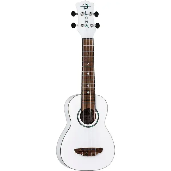 Укулеле Luna Guitars Hau Snow Soprano Ukulele White