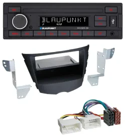 Blaupunkt MP3 AUX USB 1DIN Autoradio für Hyundai Veloster (ab 2011)