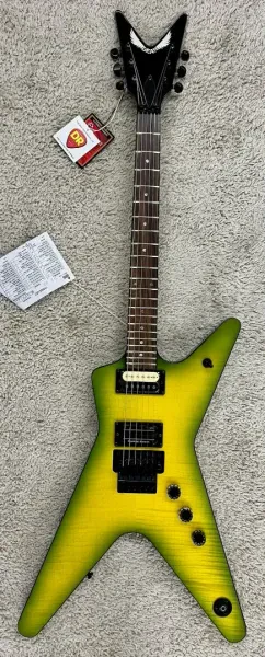 Dean DB DS Dimebag Darrell Dime Slime ML Electric Guitar with Floyd Rose - NOS