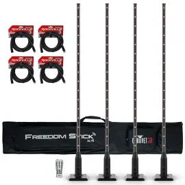 Светодиодный прибор Chauvet DJ Freedom Stick X4 с аксессуарами (4 штуки)