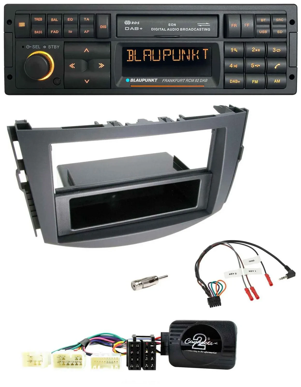 Blaupunkt USB DAB SD Lenkrad Bluetooth Autoradio für Toyota RAV-4 2006-2011