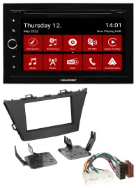 Blaupunkt MP3 DVD Bluetooth DAB 2DIN USB Autoradio für Toyota Prius+ (ab 2012)