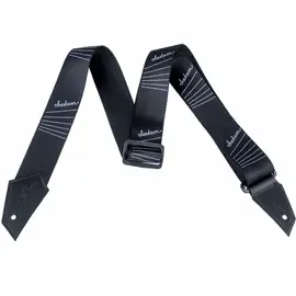 Ремень для гитары Jackson Strap with String Pattern Black/White