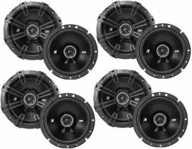 8) Kicker DSC67 (43DSC6704) 6.75" 2-Way DS Series Coaxial Car Audio Speakers
