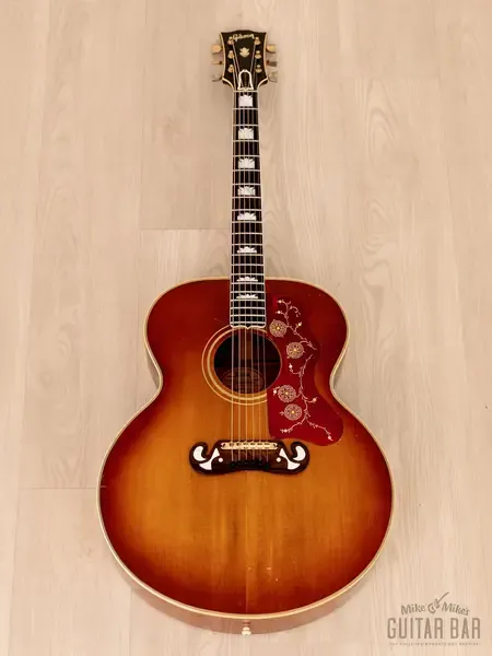 Акустическая гитара Gibson J-200 Jumbo Cherry Sunburst USA 1965 w/Case